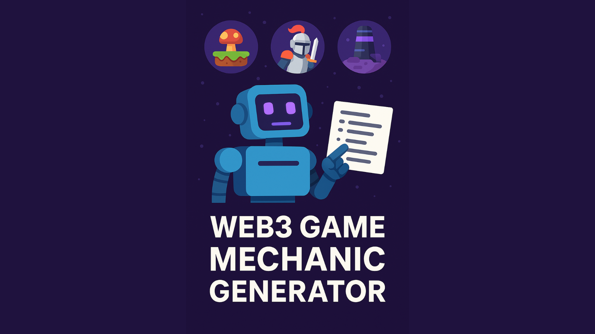 Screenshot of Web3 Game Mechanic Generator GPT interface
